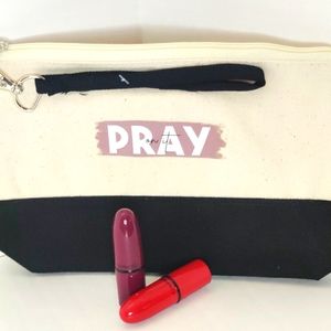 Pray Canvas Clutch